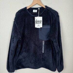 Uniqlo x Engineered Garments NWT Men’s Navy Blue Fleece Pullover